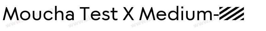 Moucha Test X Medium字体转换